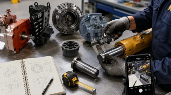 How to Identify & Order Excavator Parts Without a Part Number